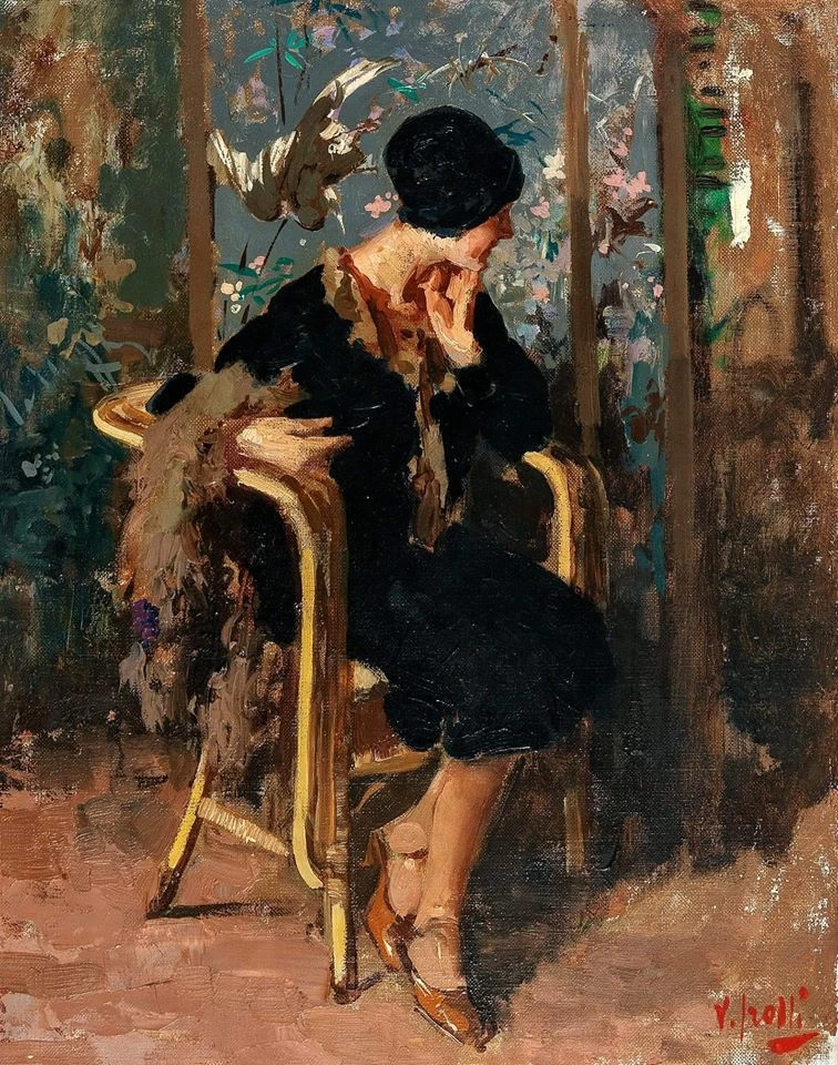 Ritratto di signora in poltrona